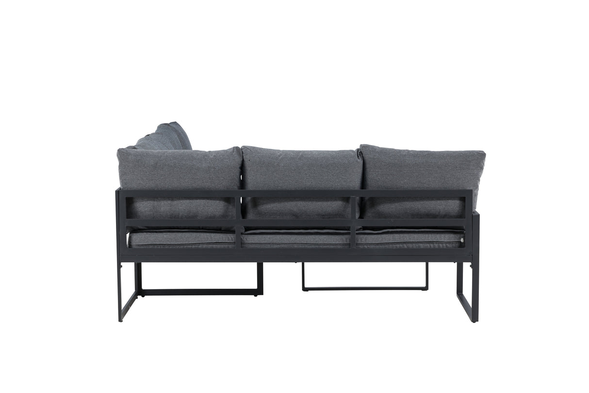 Zingaro Ecksofa-Set Schwarz / Grau