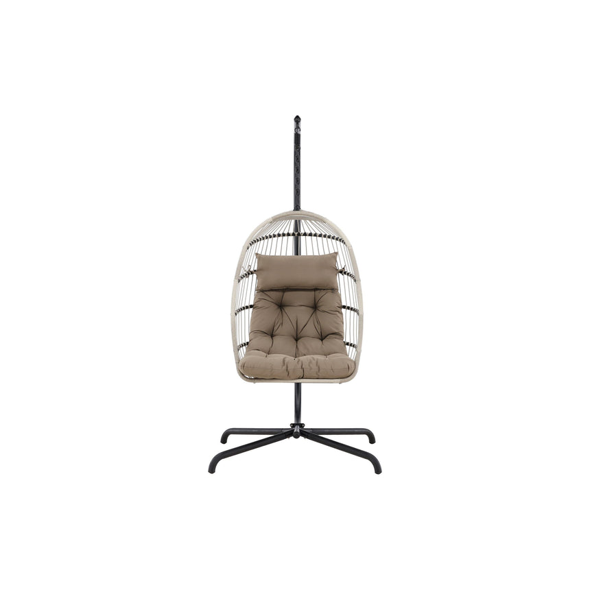Trezza Hängesessel Schwarz / Grau - ZEN ZONE Furniture
