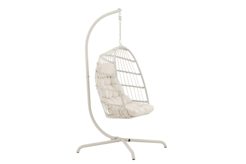 Trezza Hängesessel Beige - ZEN ZONE Furniture