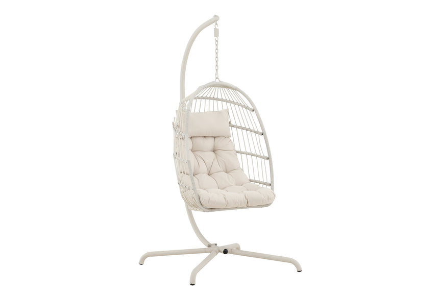 Trezza Hängesessel Beige - ZEN ZONE Furniture