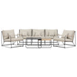 Palazzo Sofa Set Schwarz / Beige - ZEN ZONE Furniture
