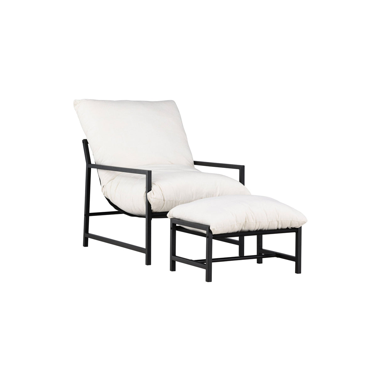 Corso Lounge Chair Schwarz / Beige