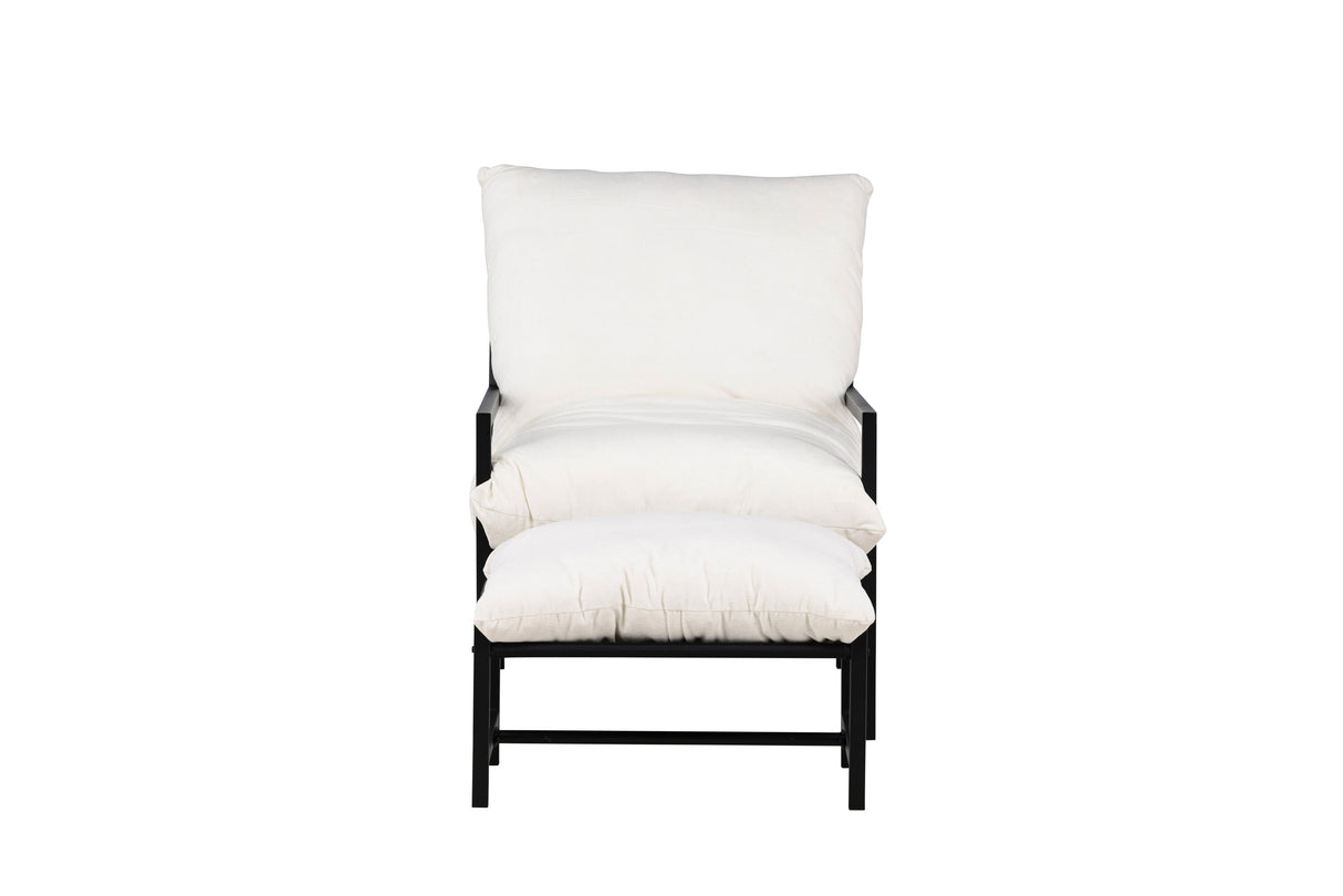 Corso Lounge Chair Schwarz / Beige