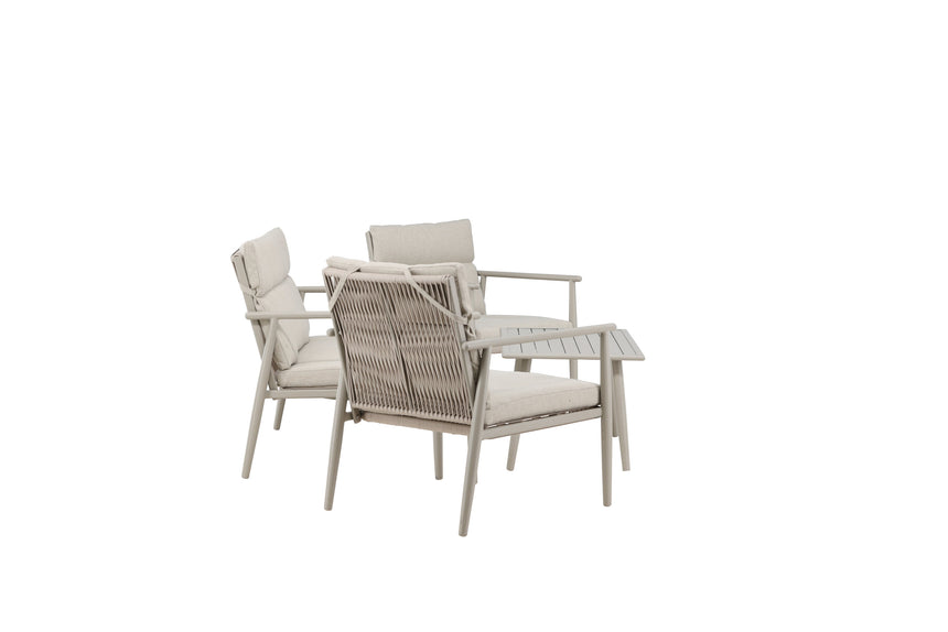 Mazzaro Sofa Set Beige - ZEN ZONE Furniture