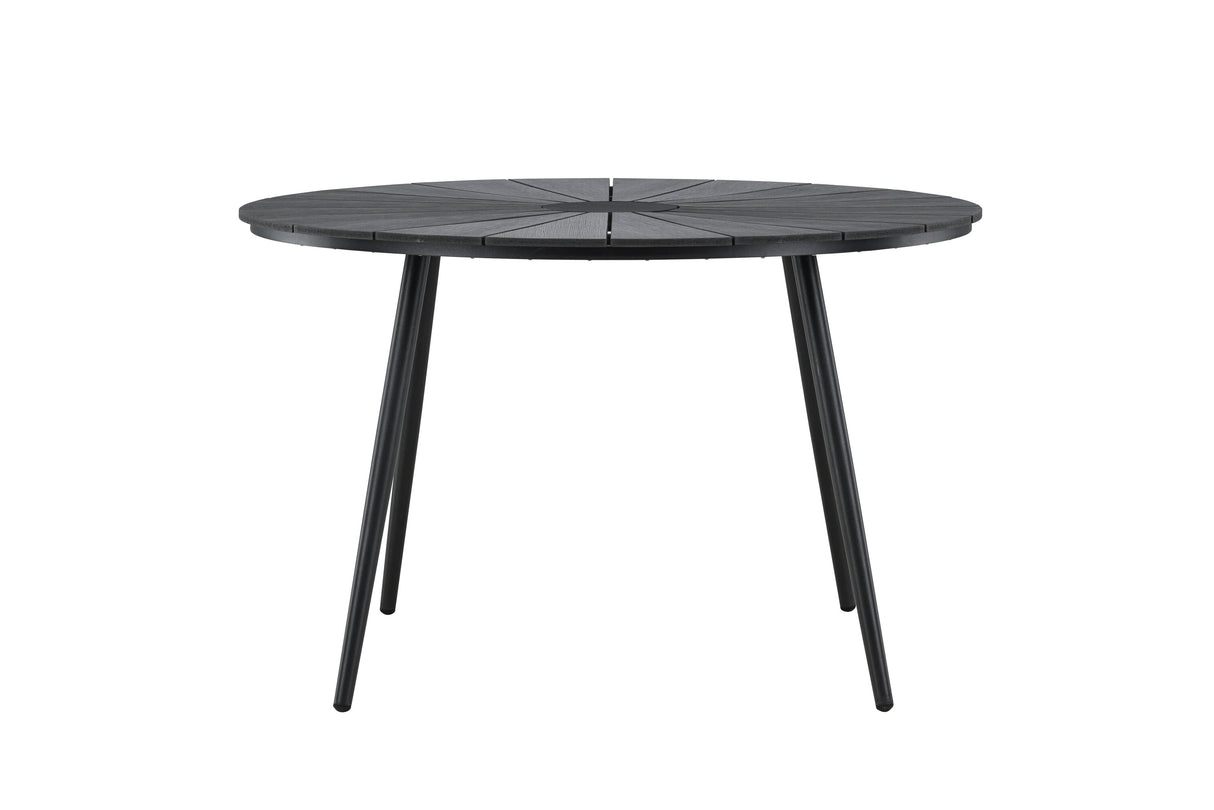 San Vito Esstisch Schwarz 120x120