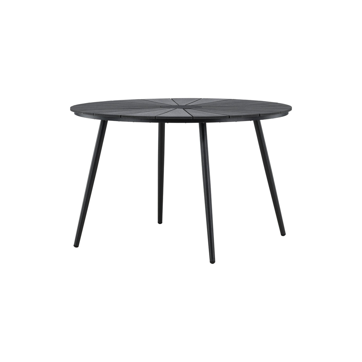 San Vito Esstisch Schwarz 120x120