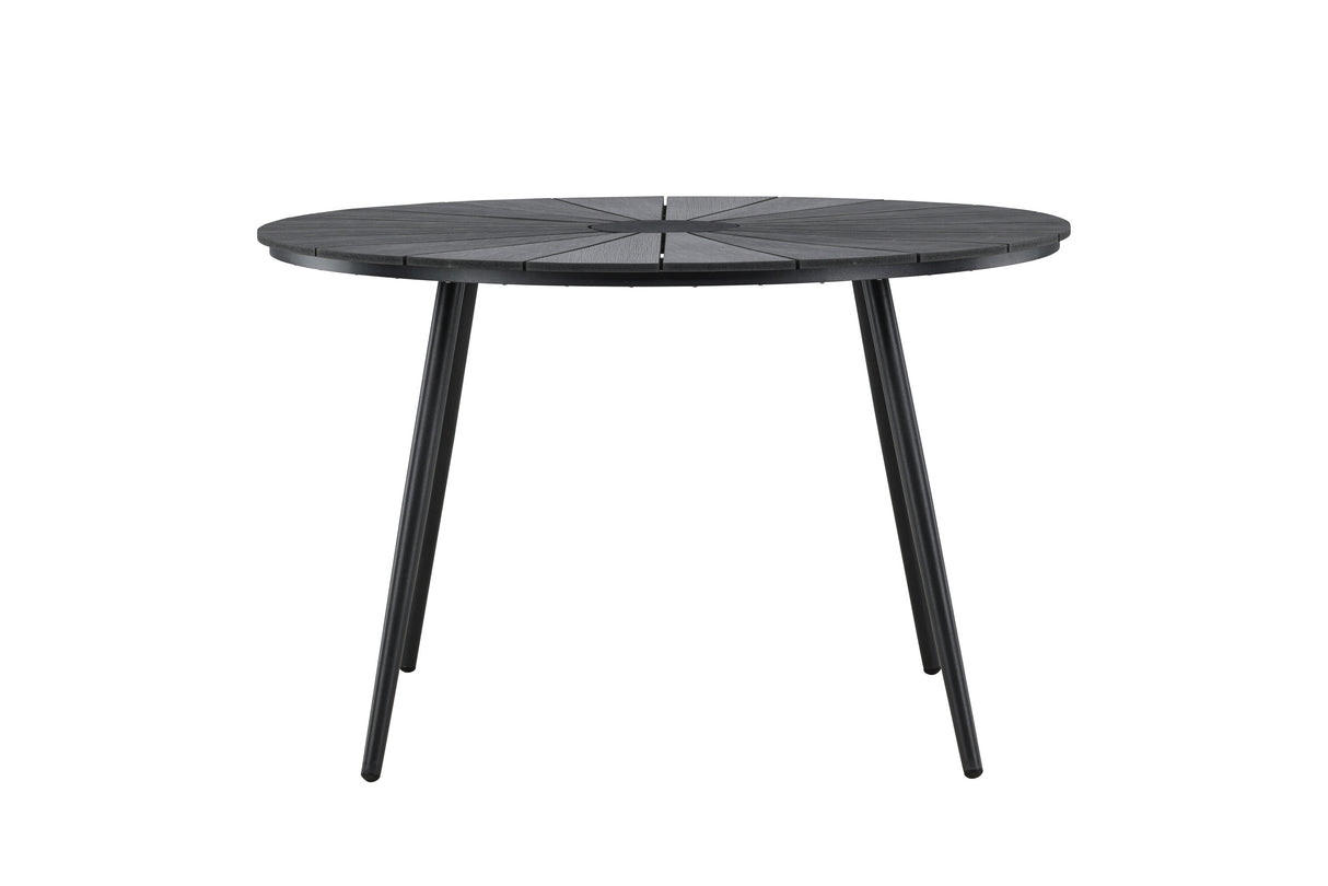 San Vito Esstisch Schwarz 120x120