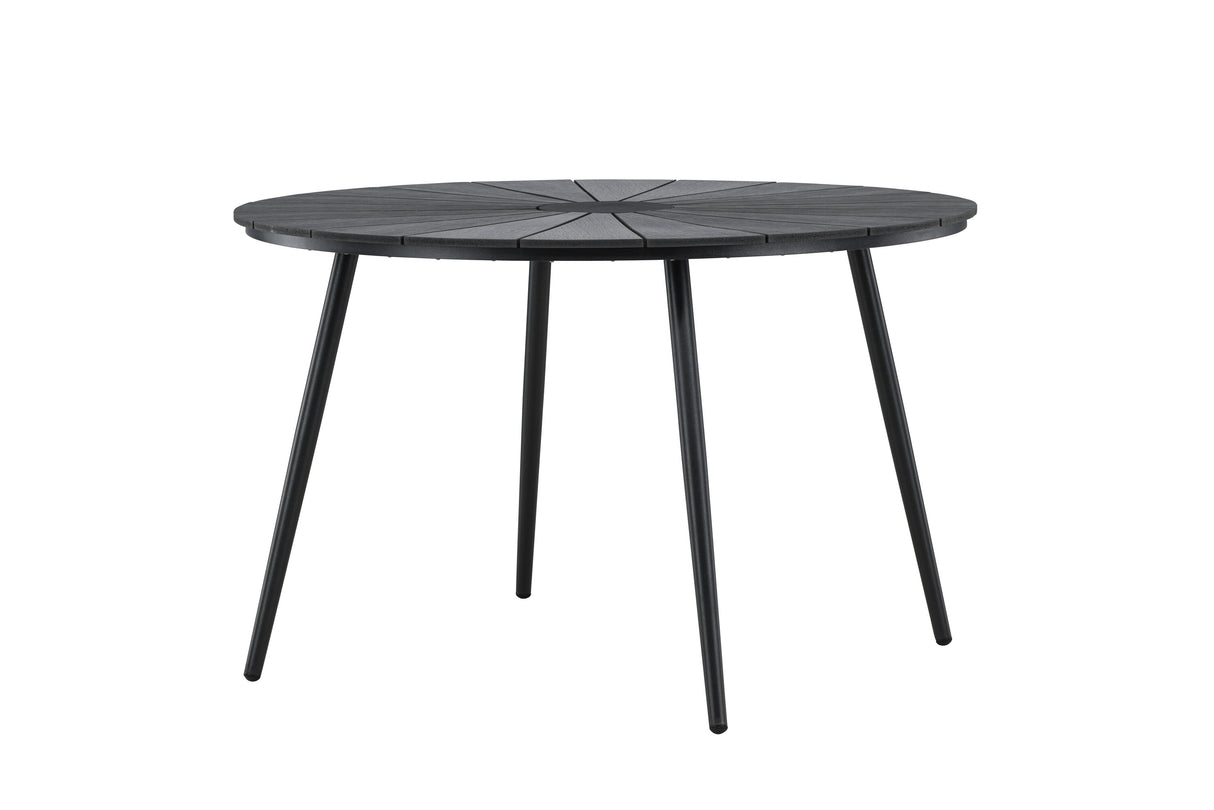 San Vito Esstisch Schwarz 120x120