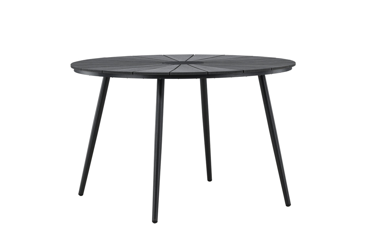 San Vito Esstisch Schwarz 120x120