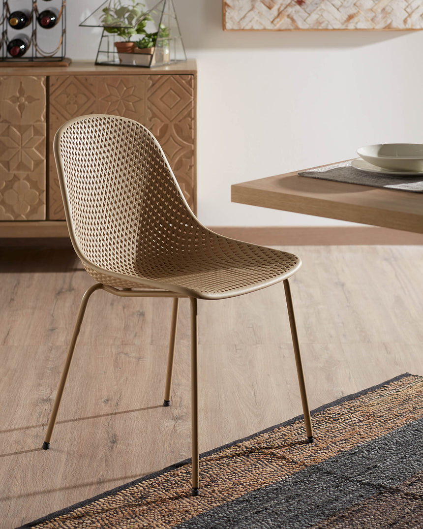 Outdoor Stuhl Quinby beige - ZEN ZONE Furniture