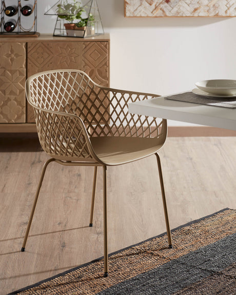 Outdoor Stuhl Quinn beige - ZEN ZONE Furniture