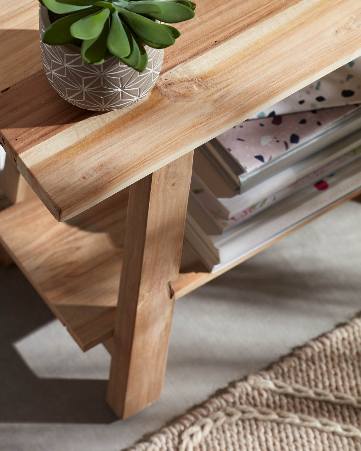 Safara Bank aus massivem recyceltem Teakholz 100 cm - ZEN ZONE Furniture