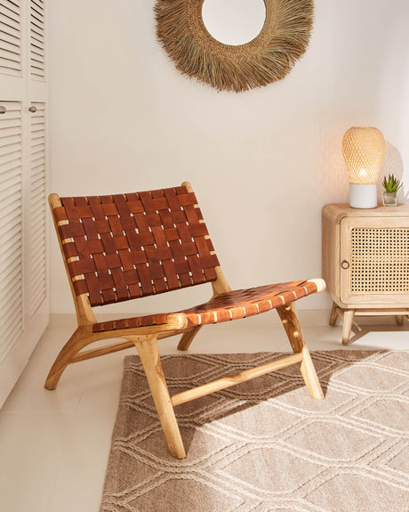 brauner Calixta Sessel - ZEN ZONE Furniture
