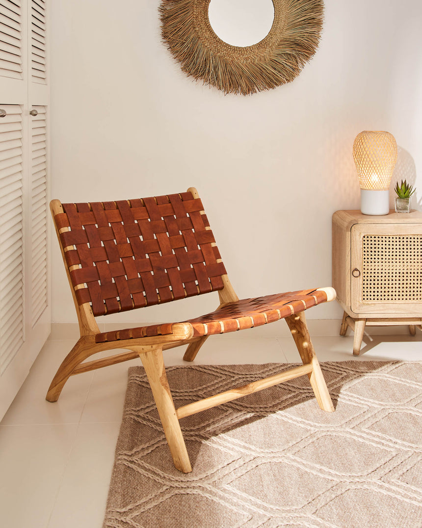 brauner Calixta Sessel - ZEN ZONE Furniture