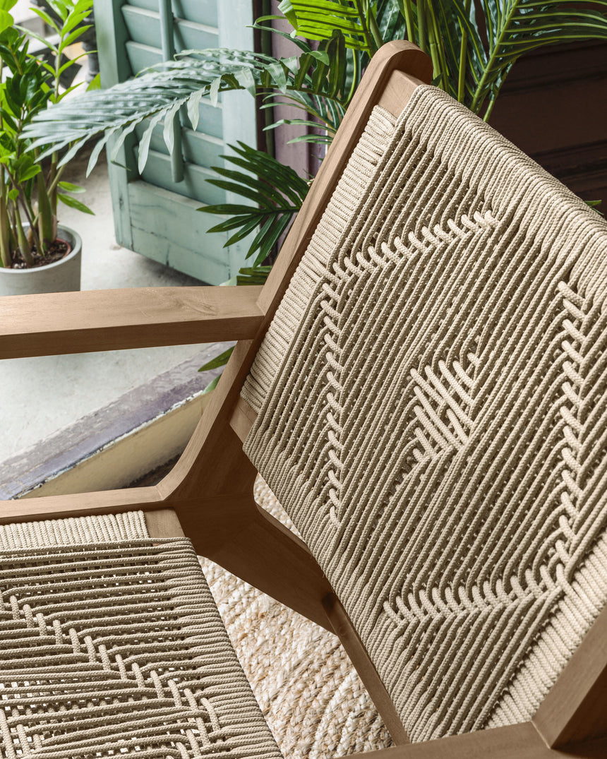 Geralda Sessel aus Akazienholz mit dunklem Finish FSC 100% - ZEN ZONE Furniture