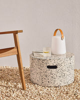 Dialma Tischlampe mit braunem Griff - ZEN ZONE Furniture
