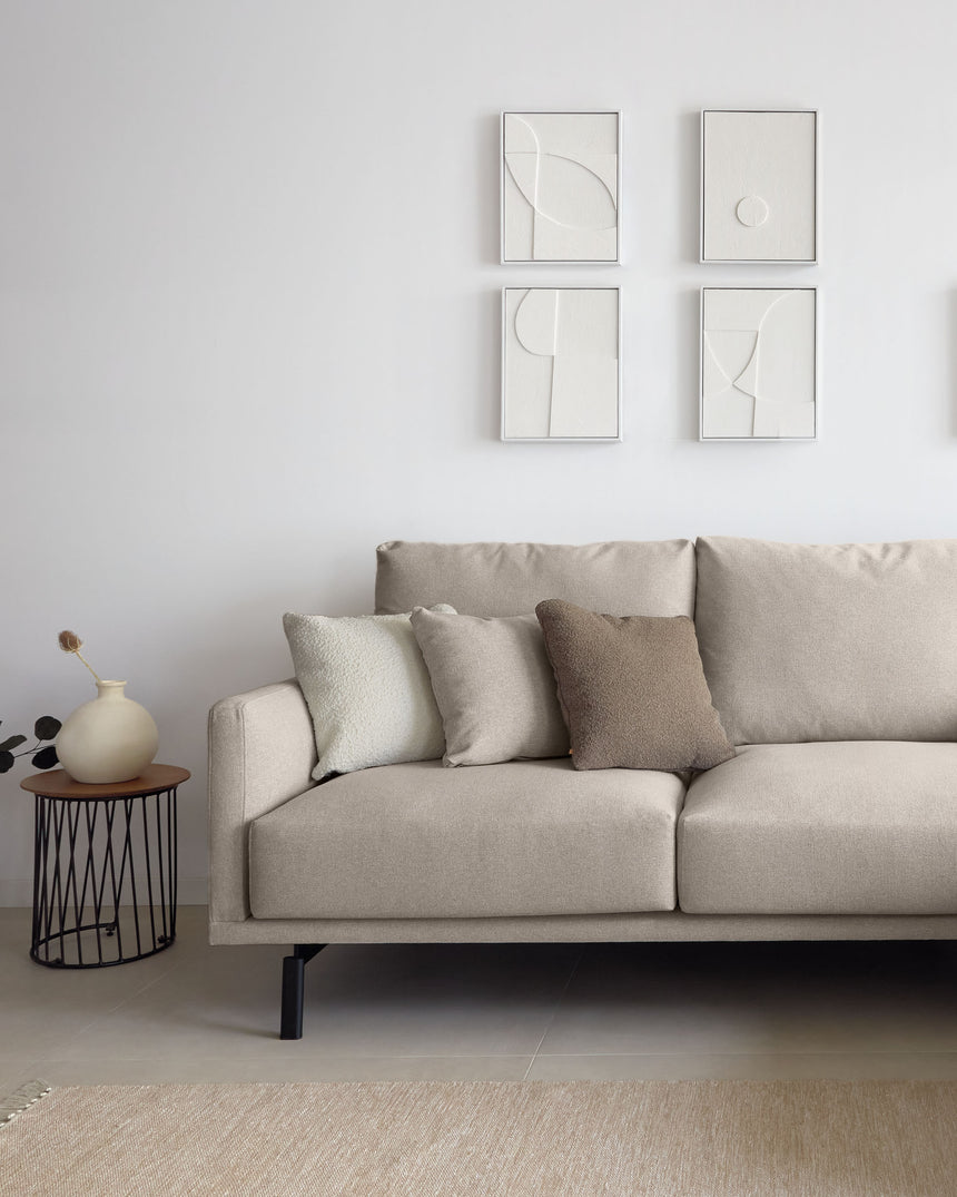 Galene Kissenbezug beige 45 x 45 cm - ZEN ZONE Furniture