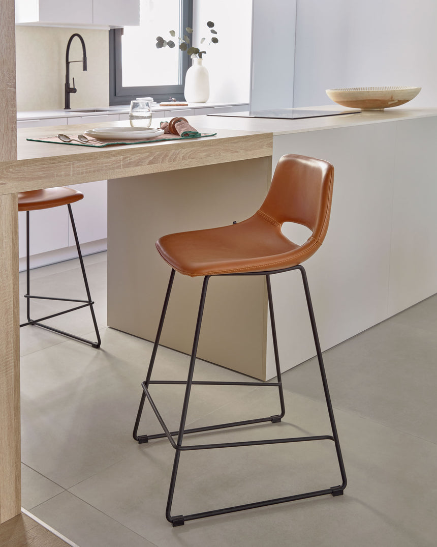 Zahara Barhocker Braun 65cm - ZEN ZONE Furniture