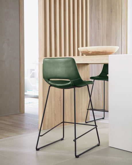 Zahara Barhocker Grün 76cm - ZEN ZONE Furniture