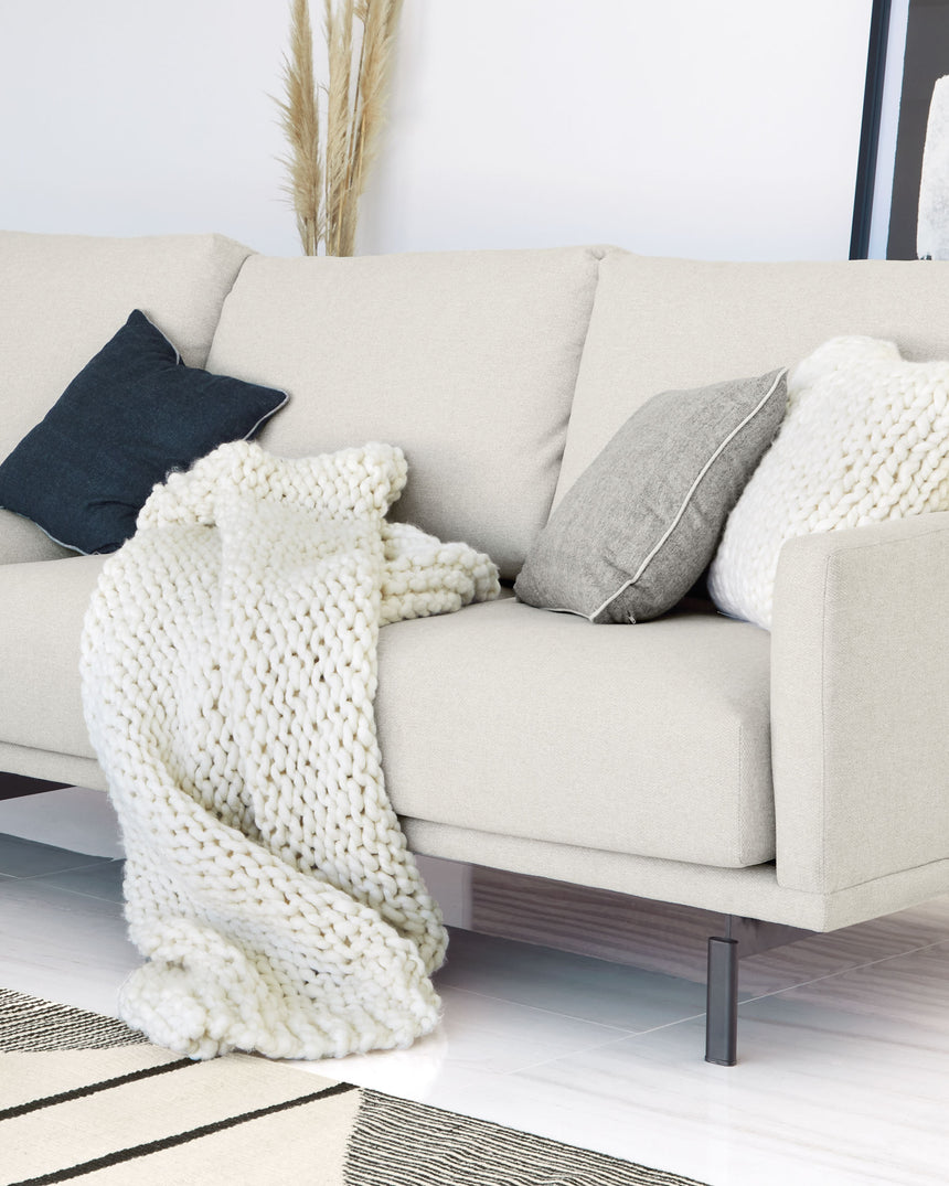 Galene 4-Sitzer Sofa beige 334 cm - ZEN ZONE Furniture