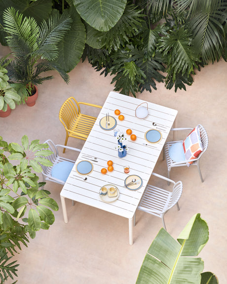 Stapelbarer Outdoor Stuhl Isabellini gelb - ZEN ZONE Furniture