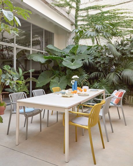 Stapelbarer Outdoor Stuhl Isabellini gelb - ZEN ZONE Furniture