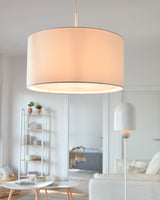 Santana Lampenschirm weiß mit weißem Diffusor Ø 40 cm - ZEN ZONE Furniture