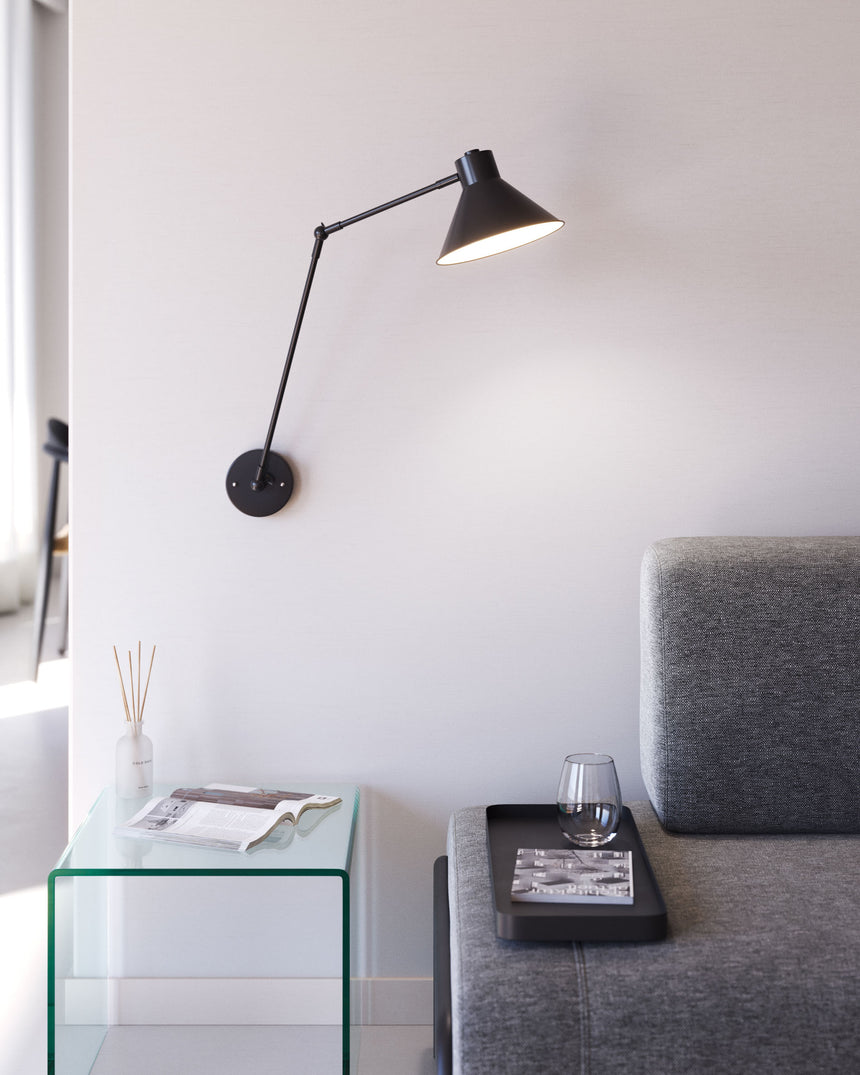 Dione Wandleuchte, schwarz - ZEN ZONE Furniture