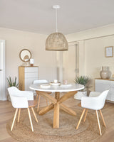 Lampenschirm für die Lampe Cynara 100% natürliche Fasern mit natürlichem Finsih Ø 49 cm - ZEN ZONE Furniture
