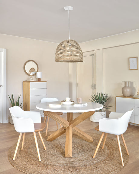 Lampenschirm für die Lampe Cynara 100% natürliche Fasern mit natürlichem Finsih Ø 49 cm - ZEN ZONE Furniture