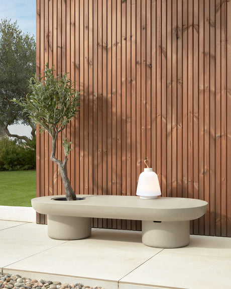 Taimi Outdoor Couchtisch aus Zement Ø 140 x 60 cm - ZEN ZONE Furniture