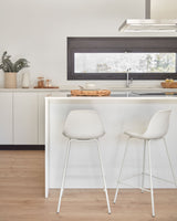 Brighter Barhocker weiß Höhe 65 cm - ZEN ZONE Furniture