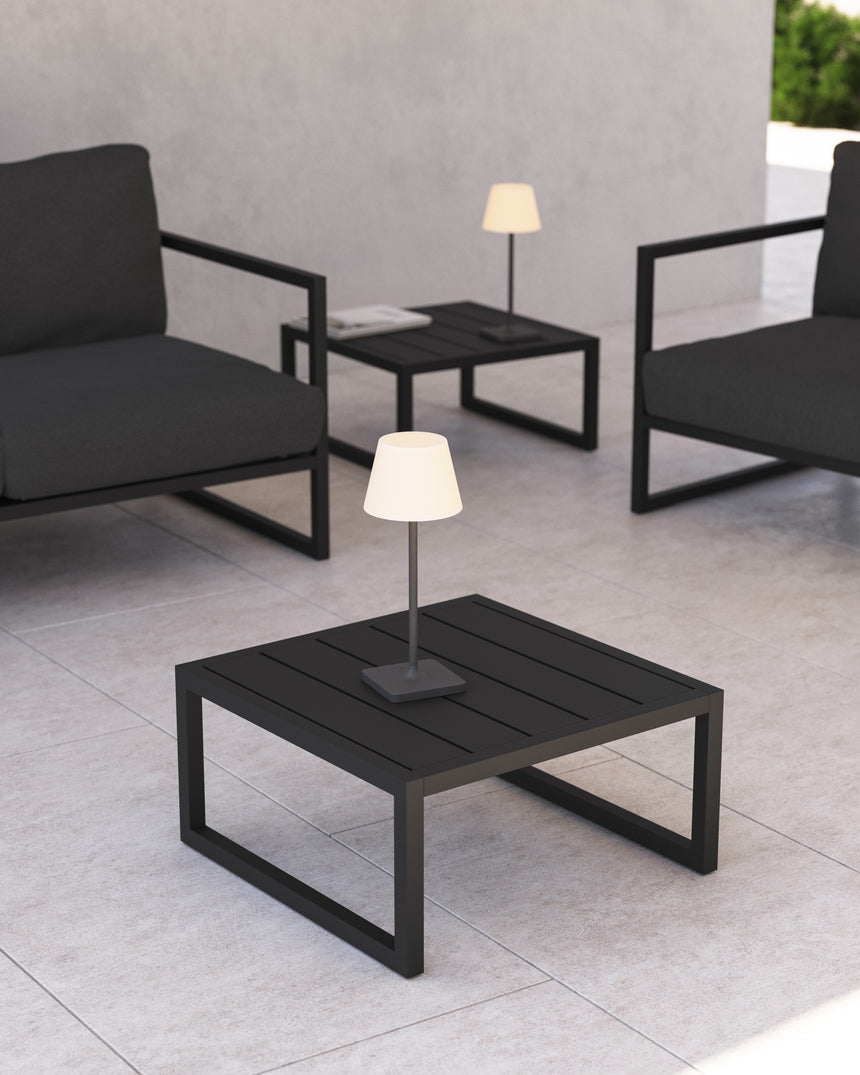 Aluney Outdoor Tischlampe mit schwarzem Finish - ZEN ZONE Furniture