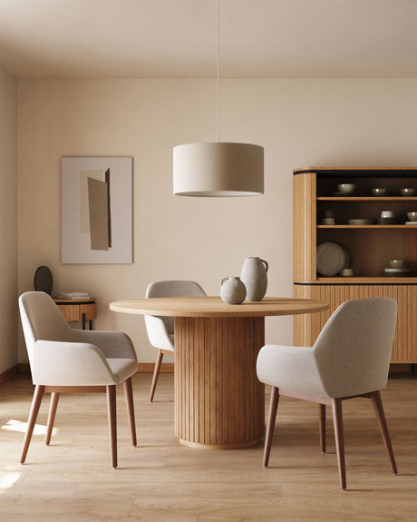 Licia Tisch Natur Ø 120 cm - ZEN ZONE Furniture