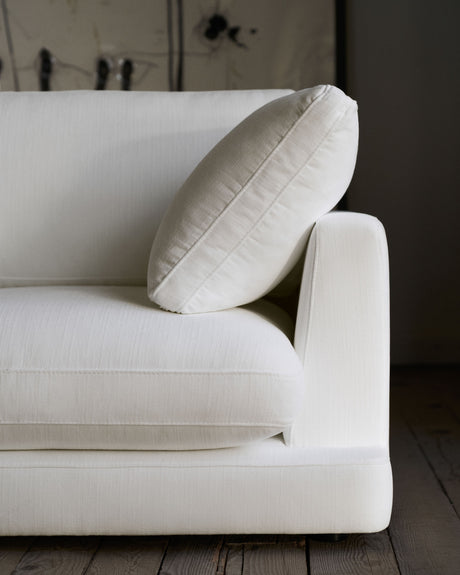 Gala 4-Sitzer-Sofa mit Chaiselongue links weiß 300 cm - ZEN ZONE Furniture