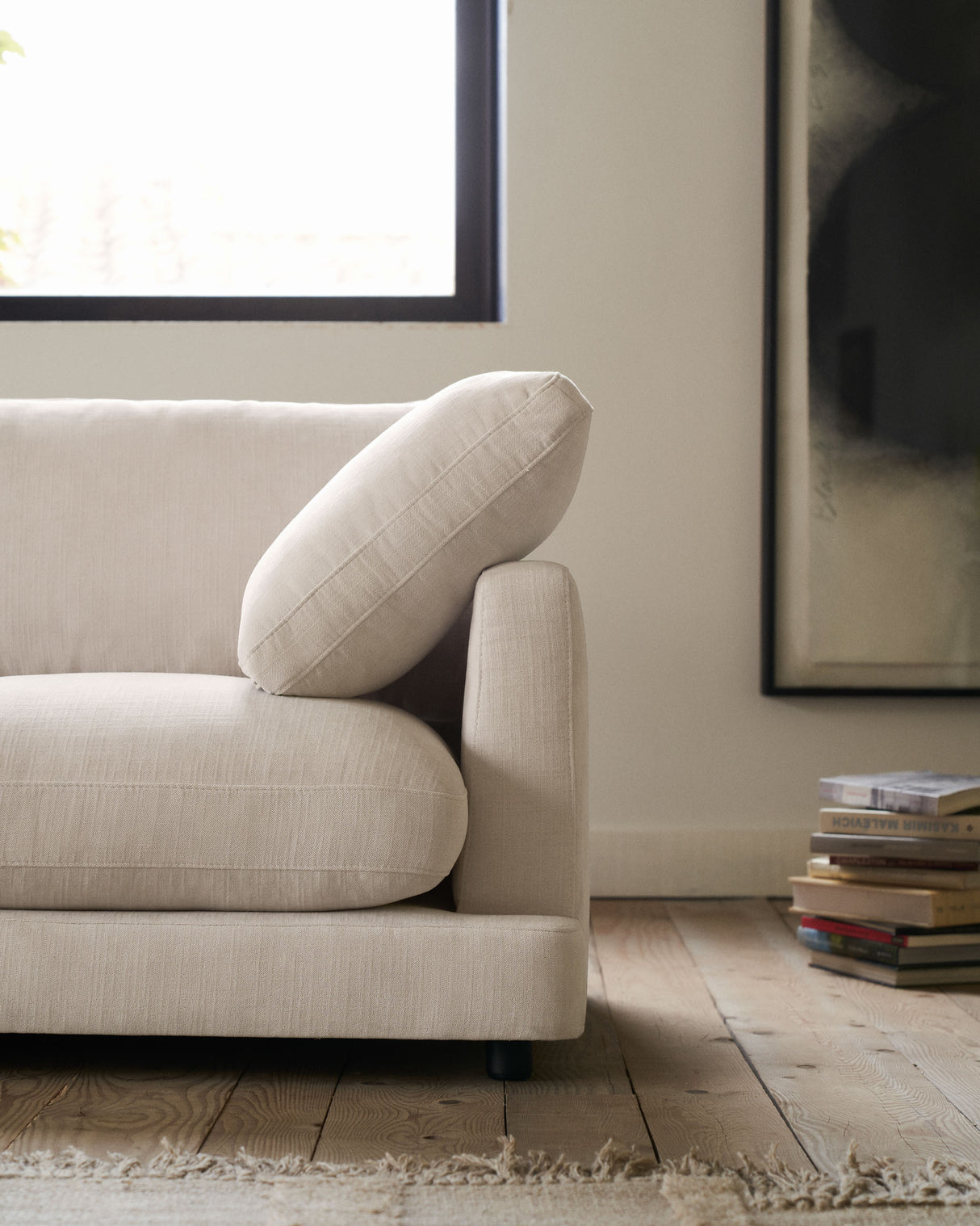 Gala 4-Sitzer-Sofa mit Chaiselongue links beige 300 cm - ZEN ZONE Furniture