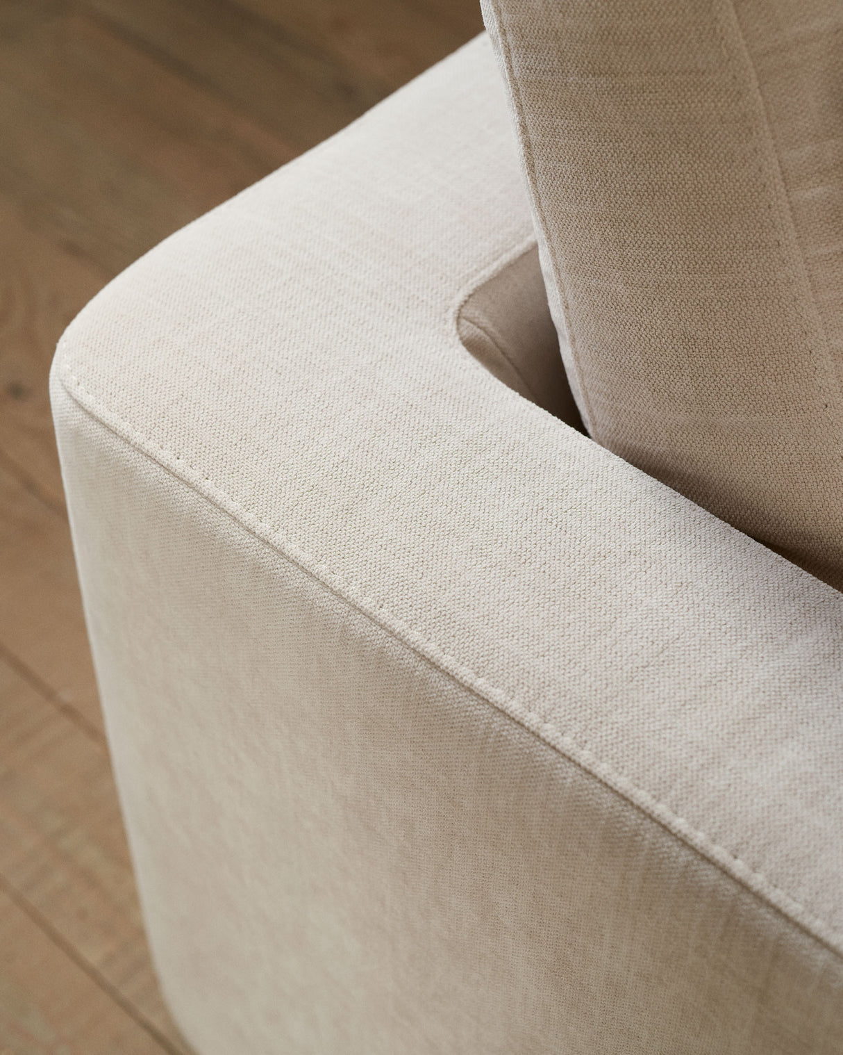 Gala 4-Sitzer-Sofa mit Chaiselongue links beige 300 cm - ZEN ZONE Furniture