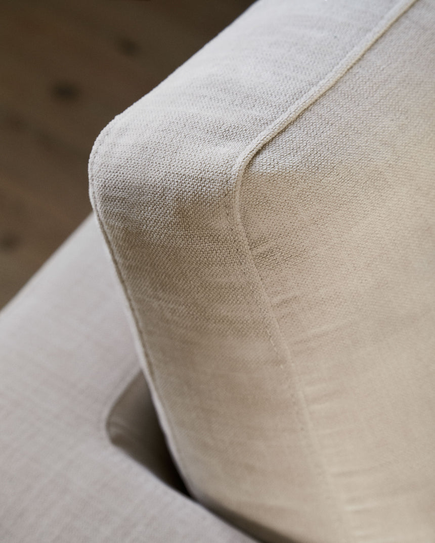 Gala 4-Sitzer-Sofa mit Chaiselongue rechts beige 300 cm - ZEN ZONE Furniture