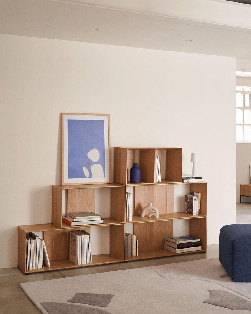 Litto mittelgroßes Regalmodul aus Eichenfurnier 67 x 38 cm - ZEN ZONE Furniture