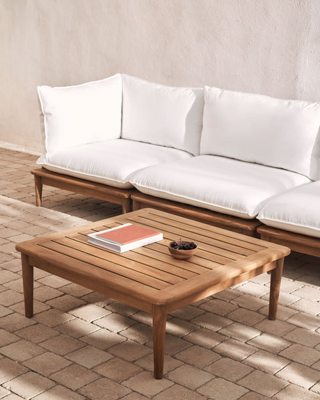 Portitxol modularer Ecksessel aus massivem Teakholz - ZEN ZONE Furniture