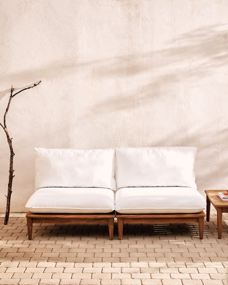Portitxol Set aus 2 modularen Sesseln aus massivem Teakholz - ZEN ZONE Furniture