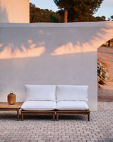 Portitxol Set aus 2 modularen Sesseln aus massivem Teakholz - ZEN ZONE Furniture