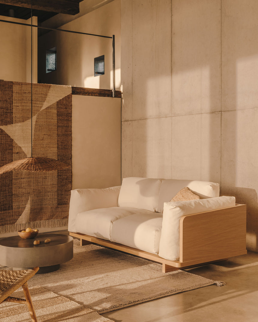 Oaq 3-Sitzer-Sofa beige 225 cm - ZEN ZONE Furniture