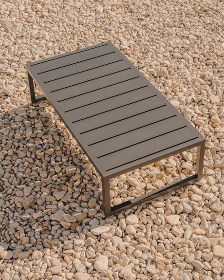 Comova Couchtisch 100% outdoor aus Aluminium grün 60 x 114 cm - ZEN ZONE Furniture