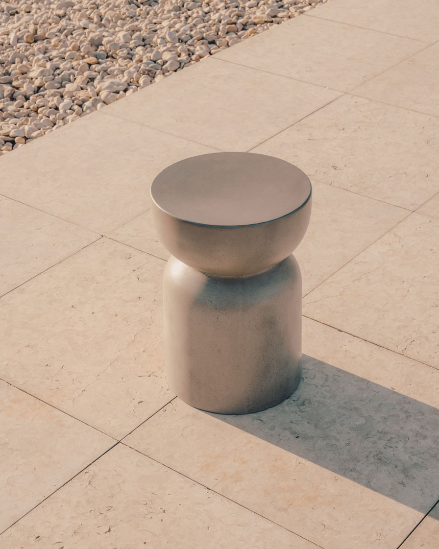 Garbet runder Beistelltisch aus Zement Ø 32 cm - ZEN ZONE Furniture