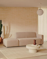 Neom Pouf Randmodul in Beige 75 x 89 cm - ZEN ZONE Furniture