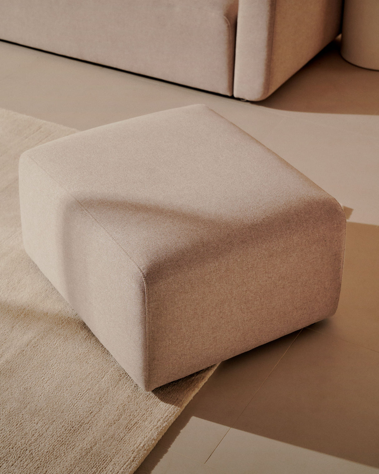 Neom Poufmodul in Beige 75 x 64 cm - ZEN ZONE Furniture