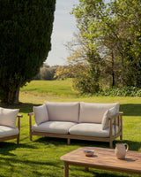 Sacova 2-Sitzer-Sofa aus massivem Eukalyptusholz 195 cm 100% FSC - ZEN ZONE Furniture