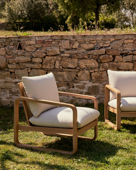 Sacaleta Sessel aus massivem Eukalyptusholz 100% FSC - ZEN ZONE Furniture