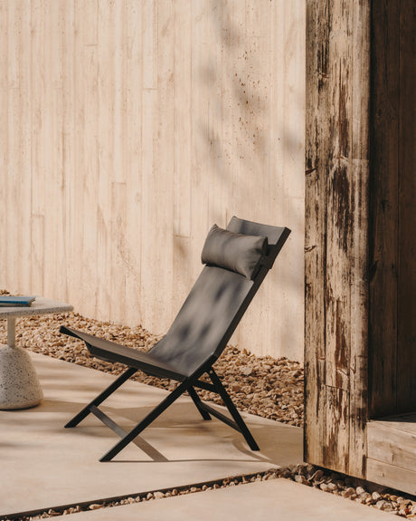 Canutells Klappstuhl aus Aluminium mit dunkelgrauem Finish - ZEN ZONE Furniture